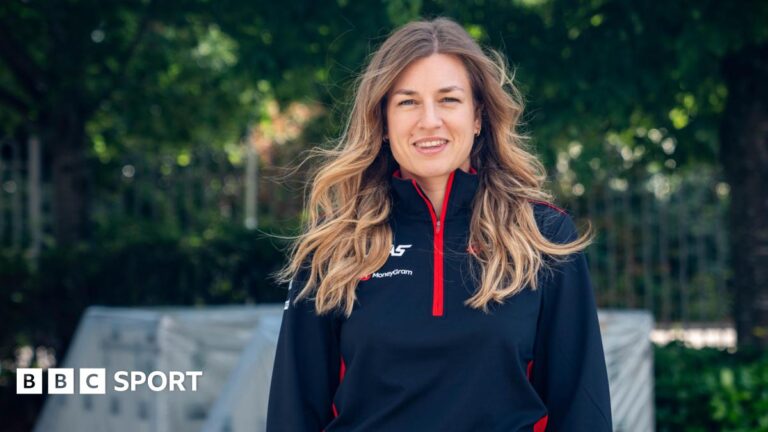 Haas race engineer Laura Muller