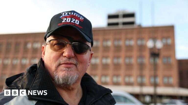 Oath Keepers founder Stewart Rhodes after his release from prison