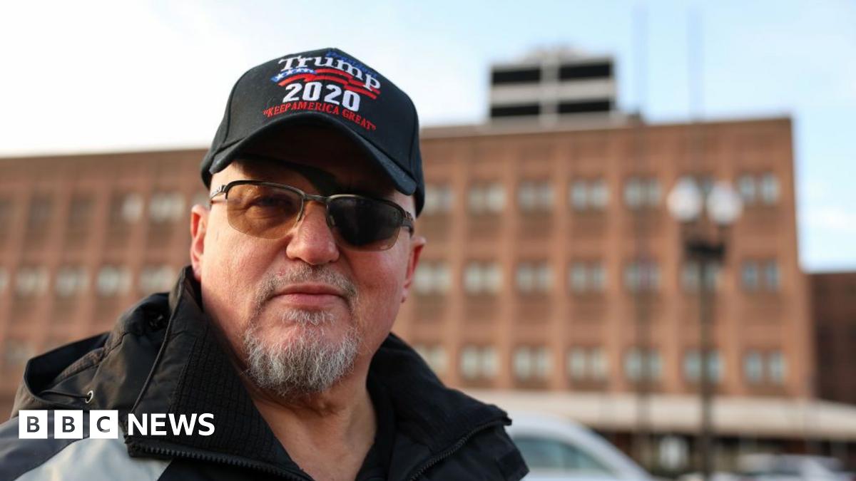 Oath Keepers founder Stewart Rhodes after his release from prison