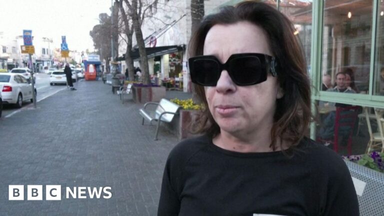 Woman in Jerusalem wearing sunglasses