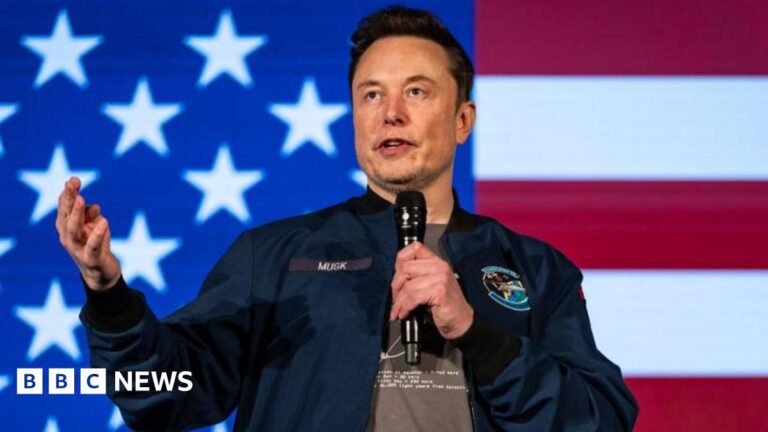 X owner Elon Musk speaks during an America PAC town hall on 26 October, 2024 in Lancaster, Pennsylvania.