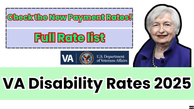 VA Disability Rates 2025