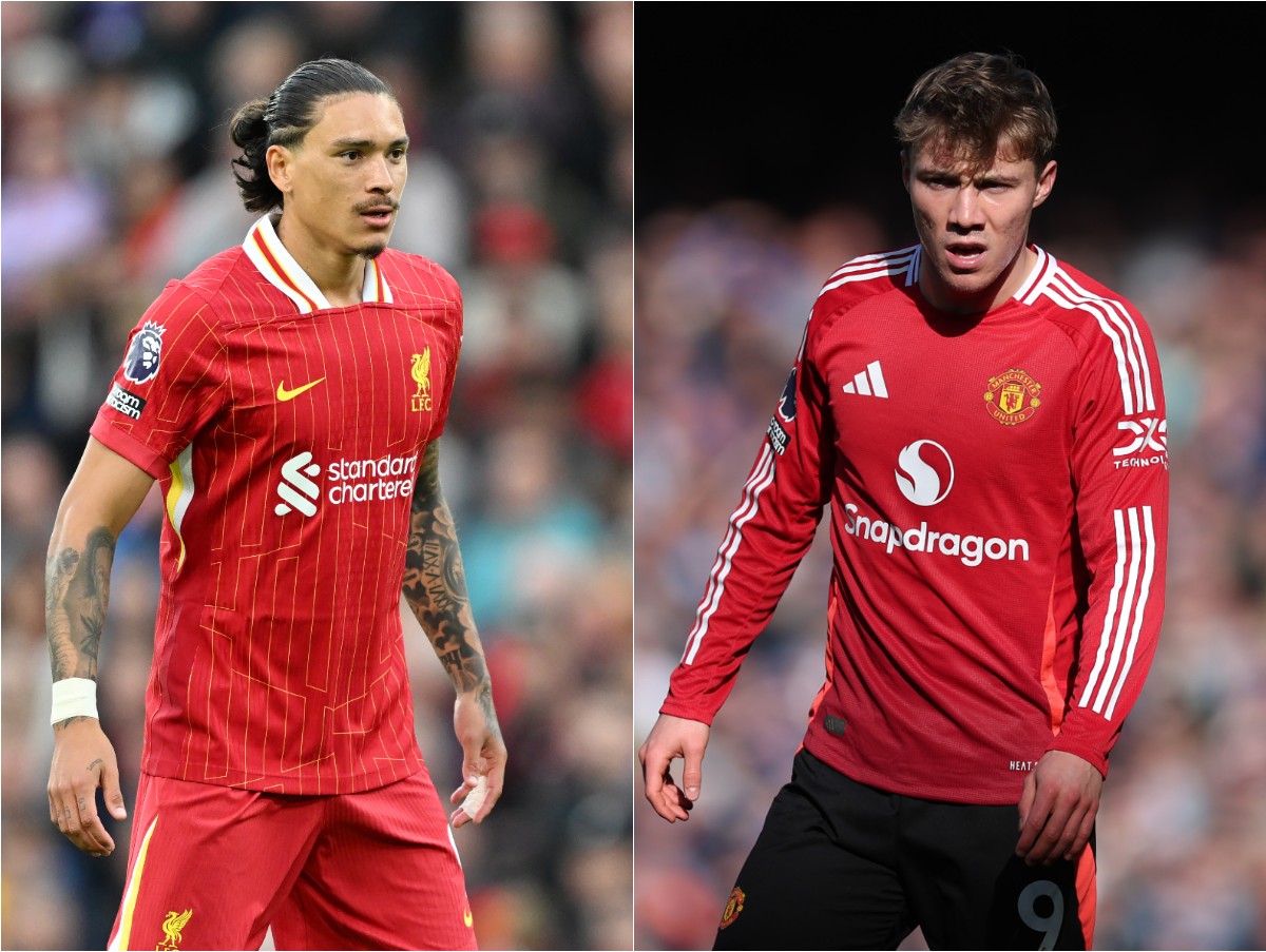 Darwin Nunez and Rasmus HylLo