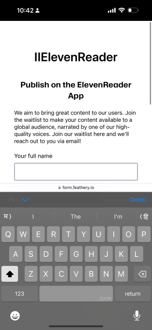Eleven now allows authors create and spread audiobooks on their own platform