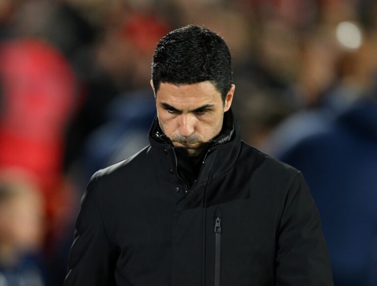 Mikel Arteta Meta at Arsenal Time 0-0 drawn with total