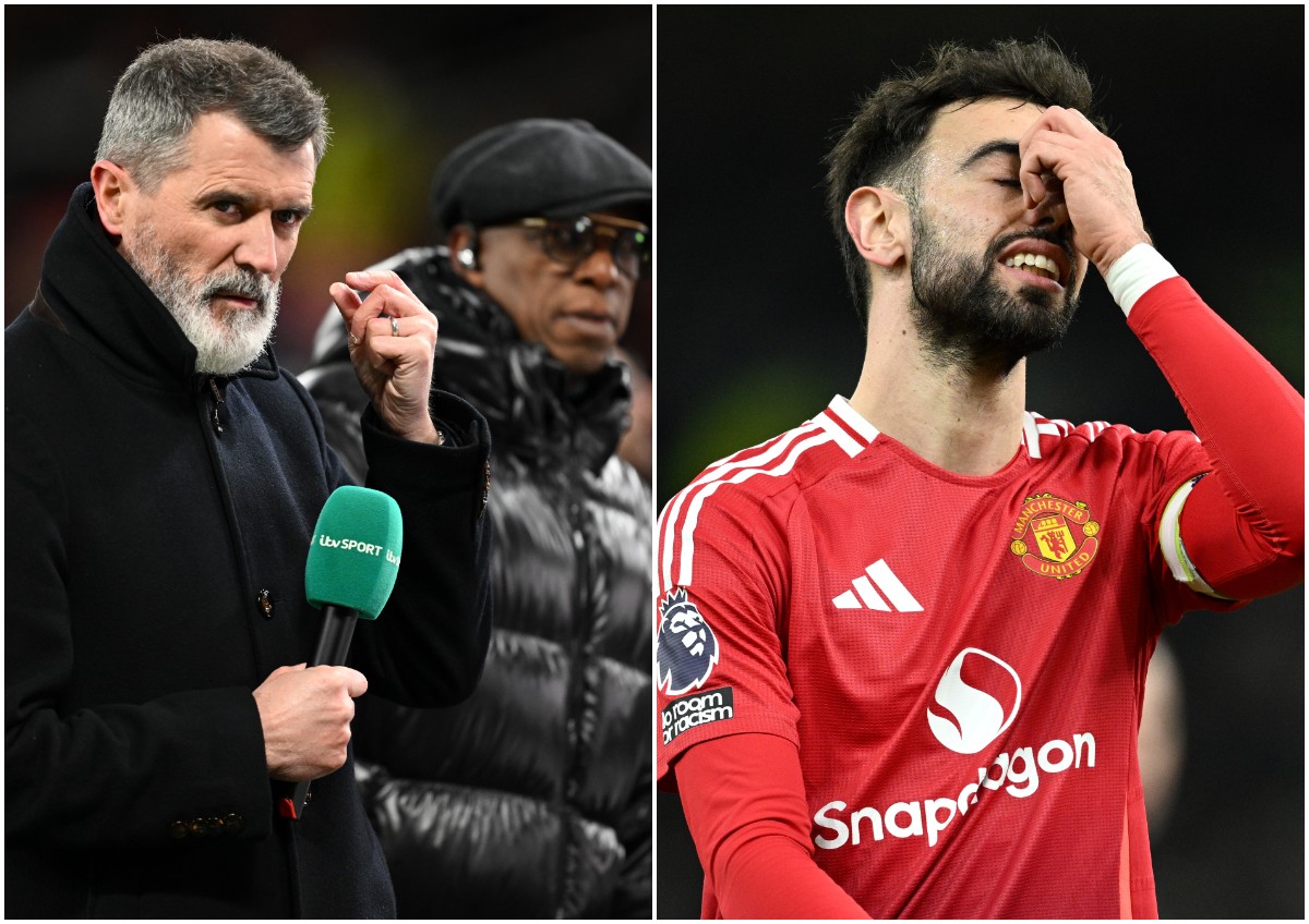 Roy keeane, Ian Wright and Bruno Fernandes