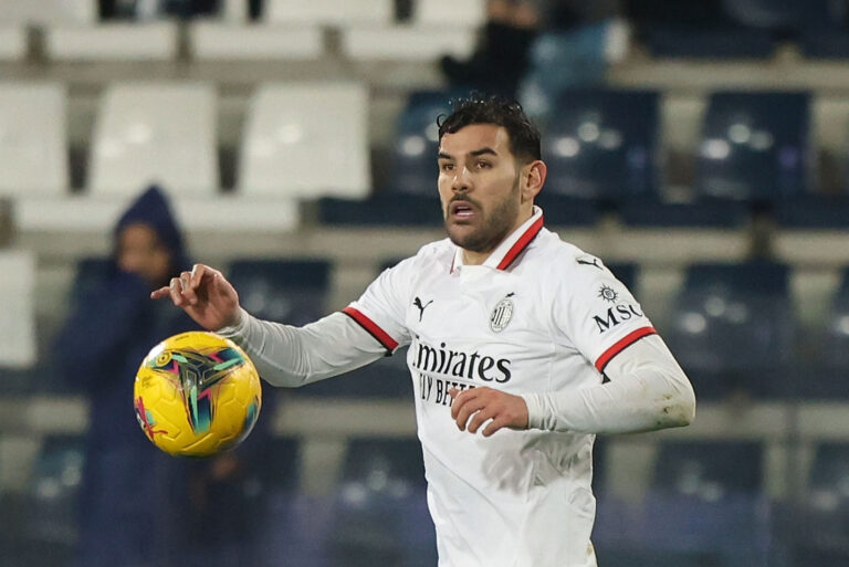 The Hernandez of AV Milan in the action during the match of match against empoli