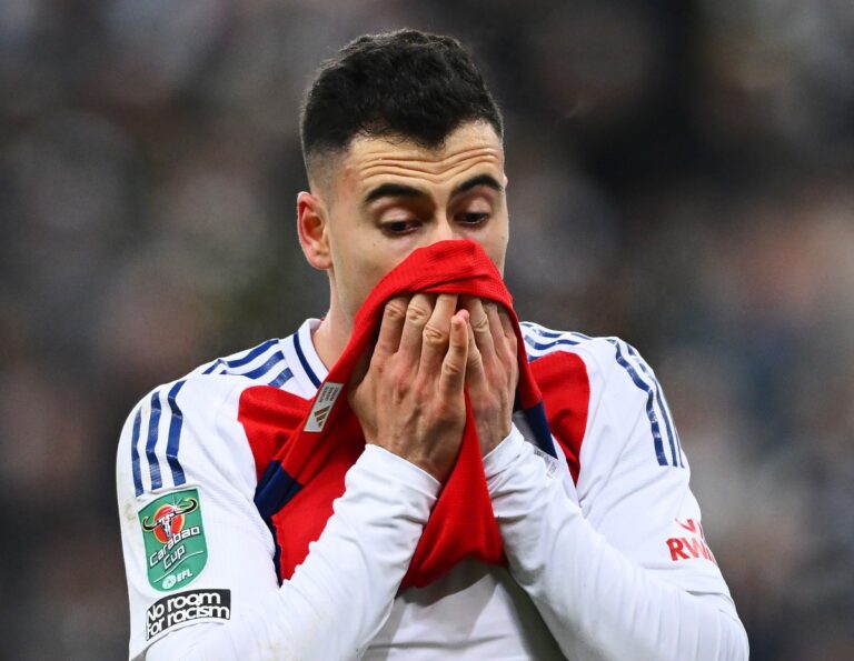 Gabriel Martinelli Expres As she removed for Arsenal vs Newcastle