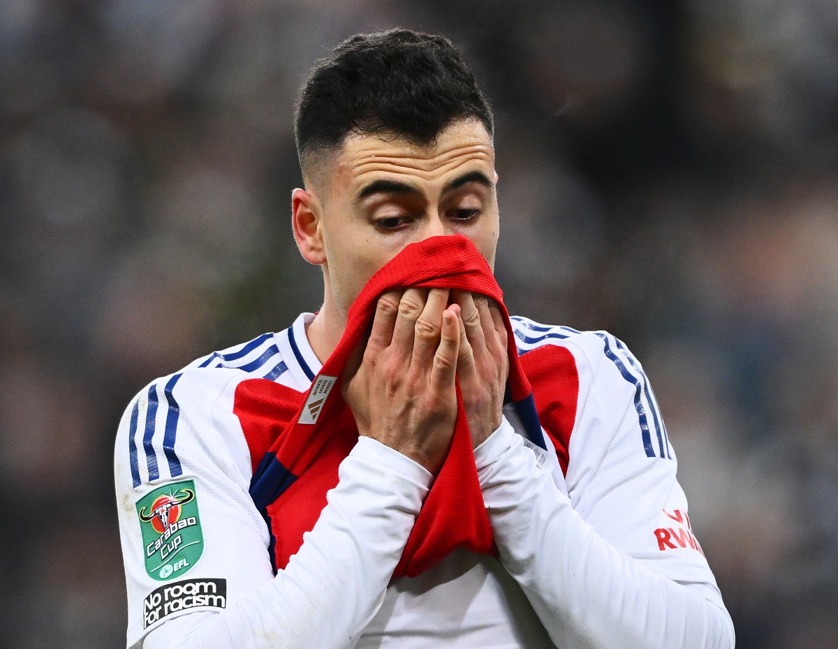 Gabriel Martinelli Expres As she removed for Arsenal vs Newcastle