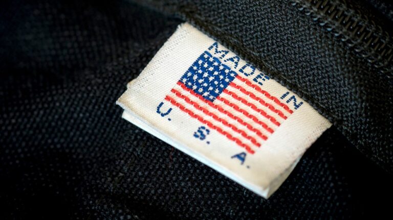 Made on USA tags on shirts