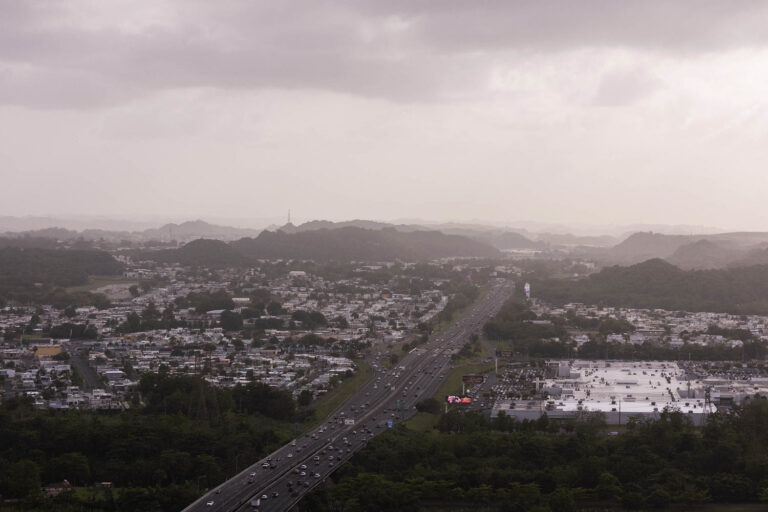 A cloud of Sahara dust that scold caribbean en route to the US