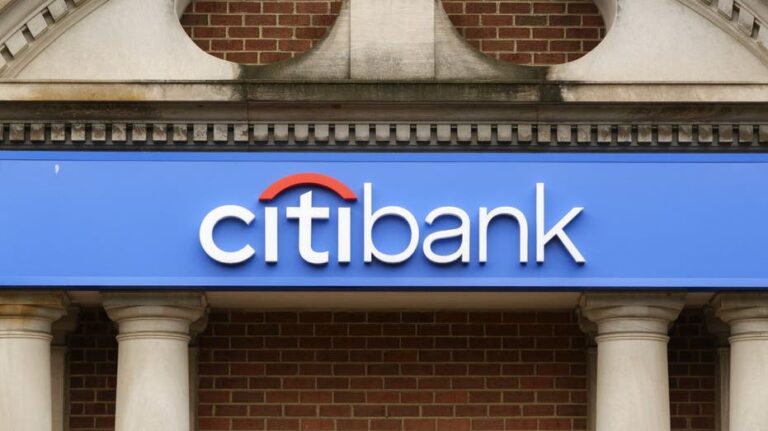 Citibank sign