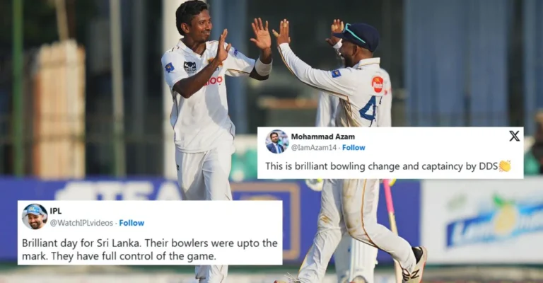 Fans erupted like Sri Lanka tighten grip on day 1 of the second test against Bangladesh