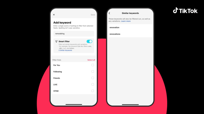 Tiktok Scroll Out Filter Keyword Smart Smart