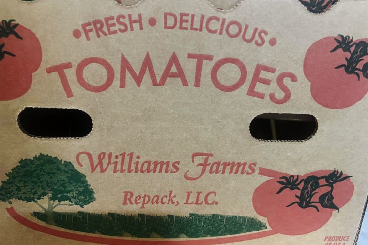 Williams Farm Repack LLC remember some tomatoes because of potential oil salmonella.