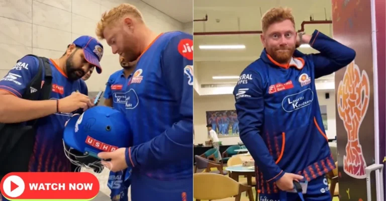 Watch: Bonny Bairstow asks a Rohuit Sharma to sign up for Helm-Helm-Help 'out