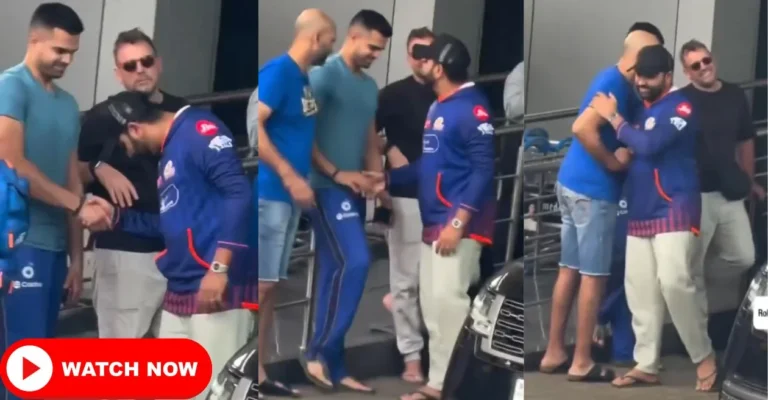 Watch: Rohit Sharma divide Playful Moments and Tendulkar Tendulkar after IPL 2025 out
