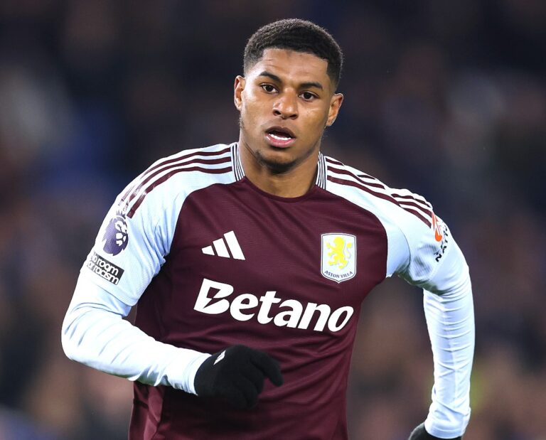 Rashford Rashford in Action For Aston Awha Villa