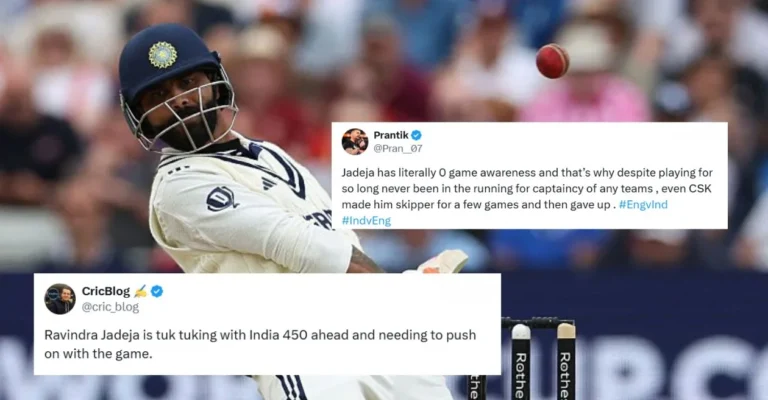 Mon vs Ind: Fans Slam Ravindra Jadeja for larger defense approaches with Bat Day 4 of the Edgbaston Exam