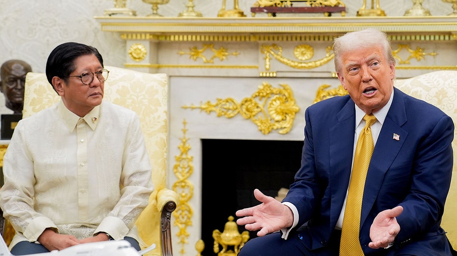 Trump and the Filipina President at the OPN Office