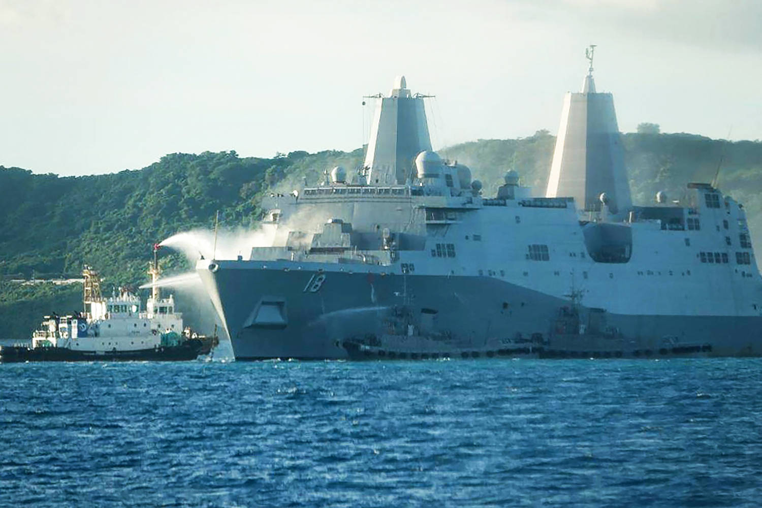 2 sailors in the fire in the fire in the US warship in Japan, Navy