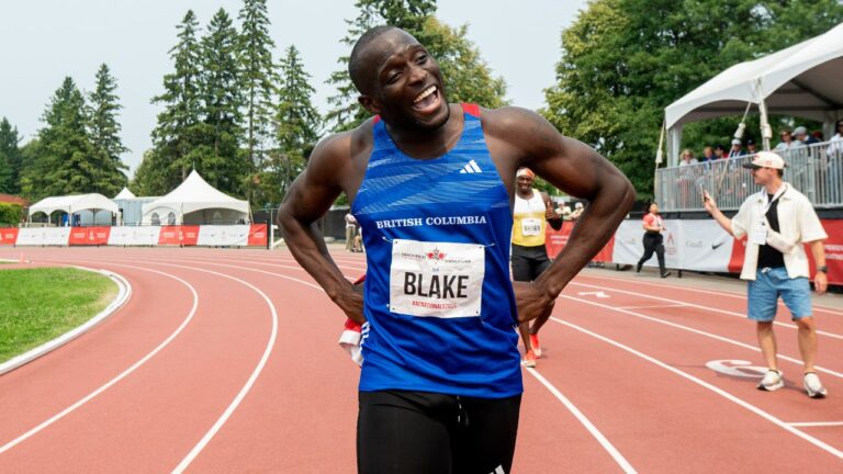 Canadian sprinter jeromot black first to enjoy the first national title
