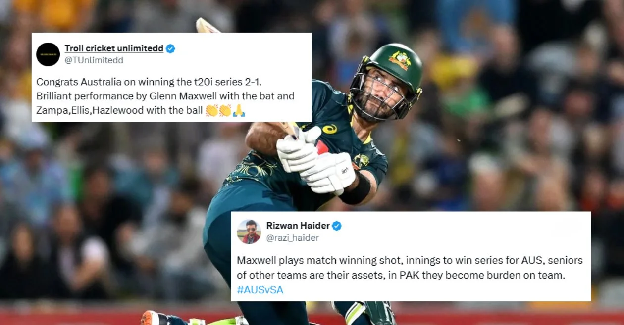 Fans erupted with Glenn Maxwell helps Australia for the defeat of South Africa