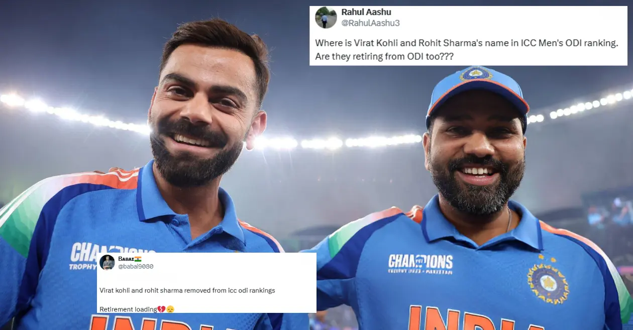 Fans says surprise in the absence of ROHIT SHART and Kohli Virat in OCI rank