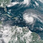 Hurricane erin quickly strengthening category of 5 storms near Caribbean

