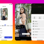 Instagram current allows a link to the link of some reels in series

