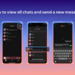The release of the secretion indicates the process of steps to view new messages and sending messages in justifies justify