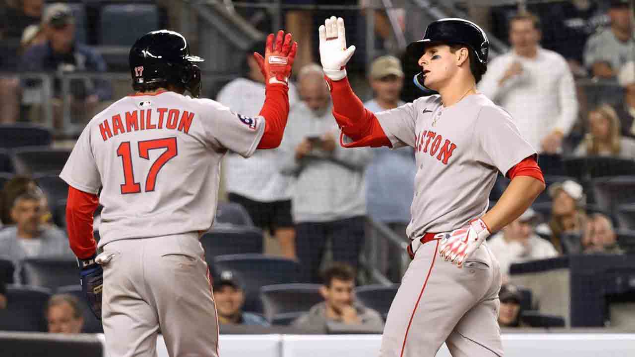 Roko Roman Anthony Women, walks in three as the Red Sox Yankees Yans