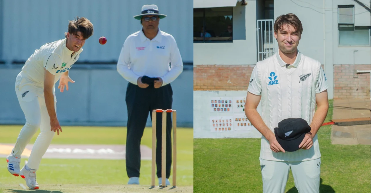 Zim vs NZ: Debutar Zouly star zouultes in Records Zealand WEATED in cricket cricket