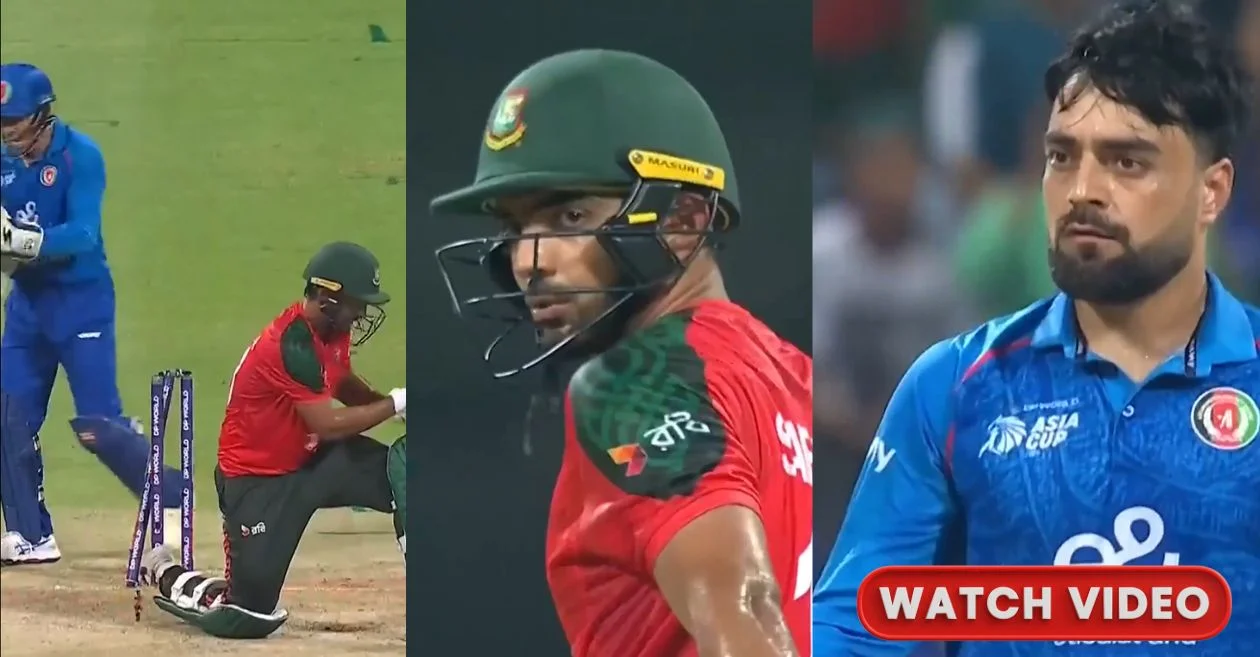 Asian fertilizer 2025 (watch): Rashid died Khan new to Syuf Hassan after receiving the wicket when compared vs afg