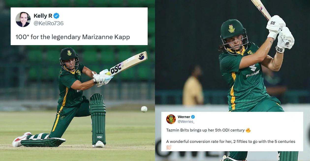 Marizanne Replace Marizanne Pepp and Tazmin 'Break Breaks' Outdoor IPRA as African Pakistan on the Odi Fritional