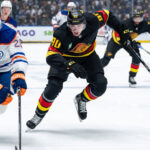 Canucks D Victor Mancini out early vs. Oilers

