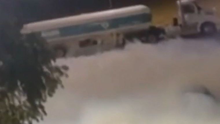 Ammonia gas leak works in oklahoma