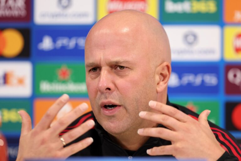 Liverpool manager Arne Slot said during a press conference