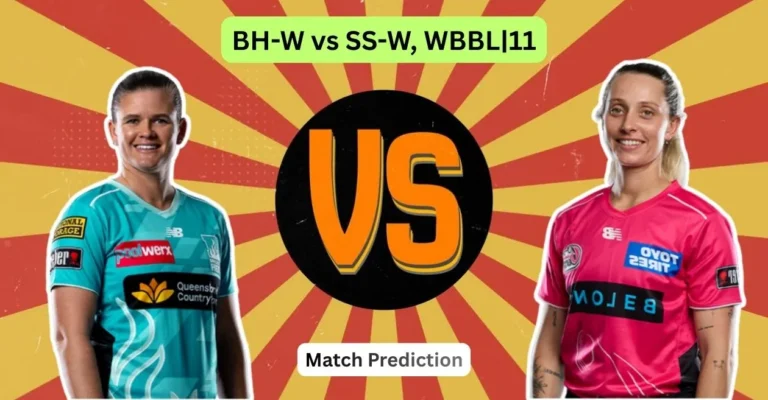BH-W vs ss-w, wbbl | 11 match prediction: Who will win today's match between brisbane heat and sydney followers?