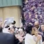 Fan rush Ariana nini at the 'evil: For good' premiere

