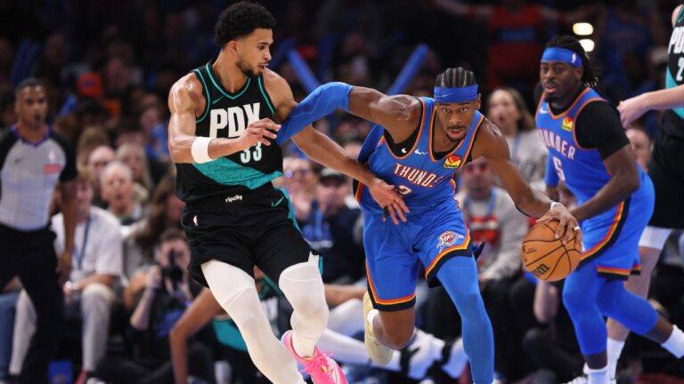 Gilgeous-Alexander scores 37 points to lead Thunder Blazers to revenge