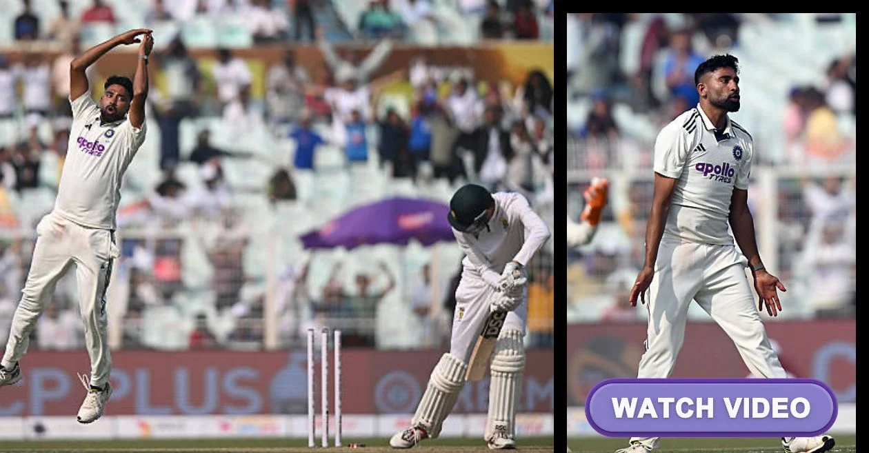 Ind vs sa (guard): Mohammed Carajring rippling delivery sends Marco Jansen packing on day 1 of Kolkata test