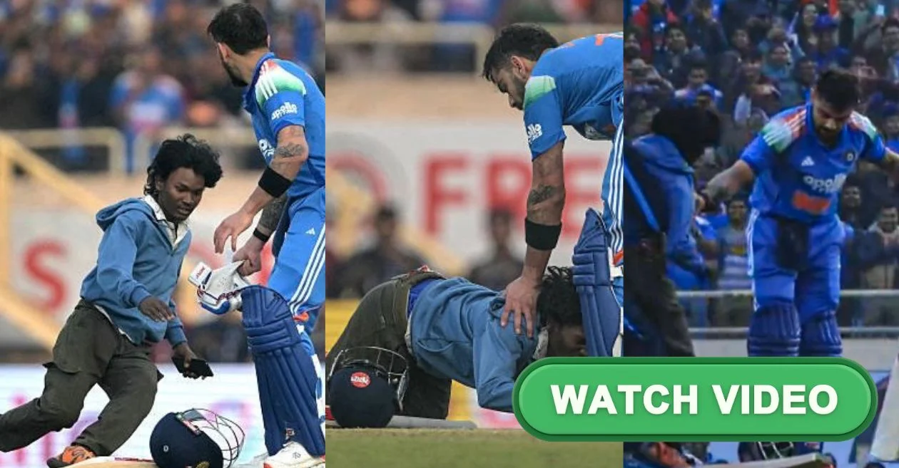 Ind vs sa (watch): Virat Kohli's 52nd FIRE AGI AGI AGI AGI AGI AGI ANTARA APPLIRED after the earlier safety fan and bow at his feet in Ranchi