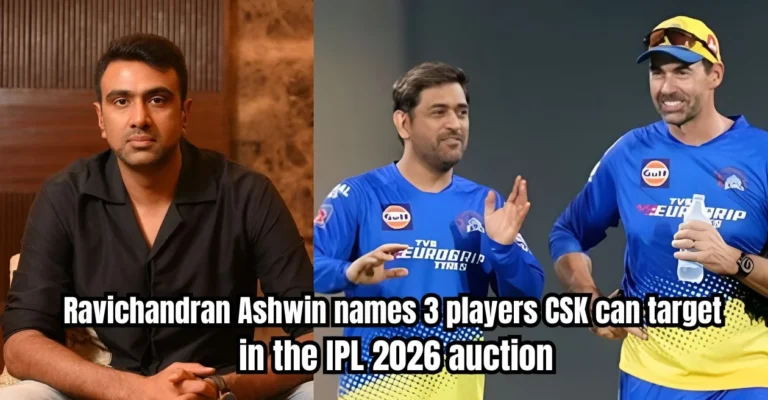 Iplim 2026: Ravichandran Ashwin suggests 3 players CSK should target in mini-auction