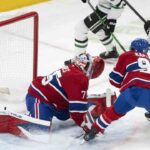 Jason Robertson scored twice as the Stars beat the Canadiens for their fourth straight win

