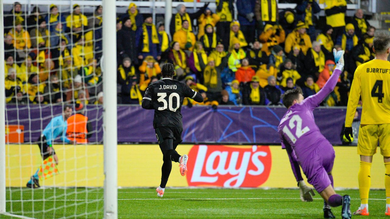 Jonathan David of Canada, David David scored in both Champions League