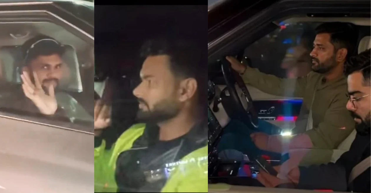 Juras: Virat Kohli, Rishabh Pant and Ruturaj Gaikwad visit Dhoni Farm for dinner in Ranchi