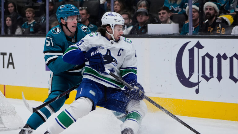Official, power-play woes set Canucks back in Sharks loss