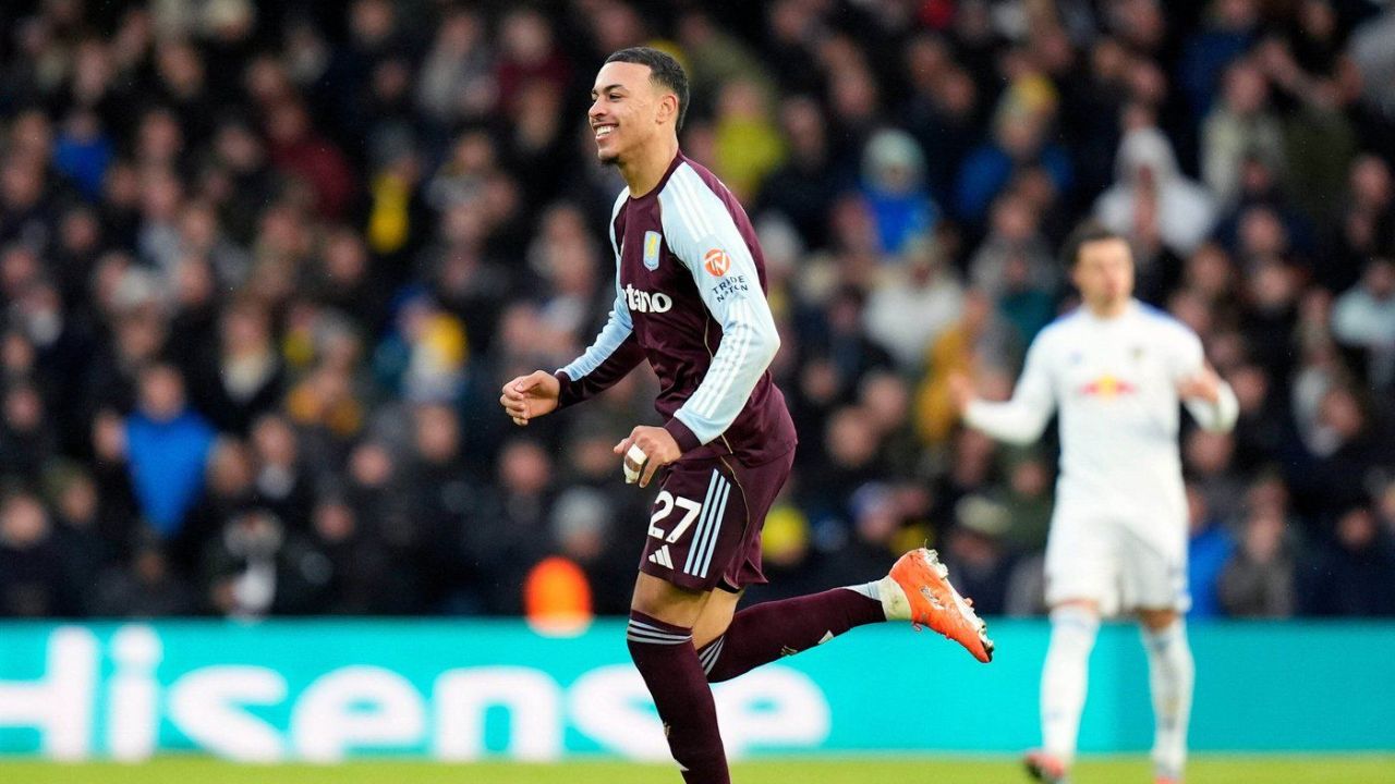 Premier League round-up: Rodgers double helps Aston Villa beat Leeds