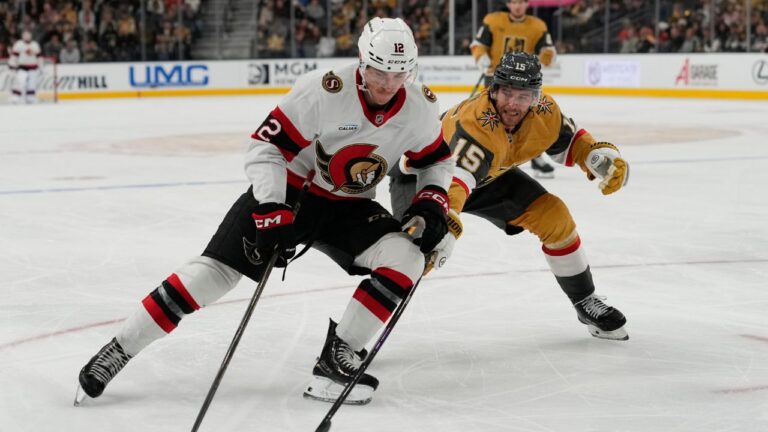 Sanderson led the Senators to a Golden State victory over the Golden Knights
